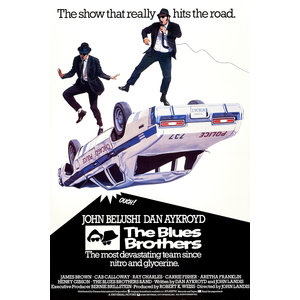 Karo-art Poster - The Blues Brothers 1980, Originele Filmposter, Premium Print, Professioneel Fotopapier Karo-art Poster - The Blues Brothers 1980, Originele Filmposter, Premium Print, Professioneel Fotopapier