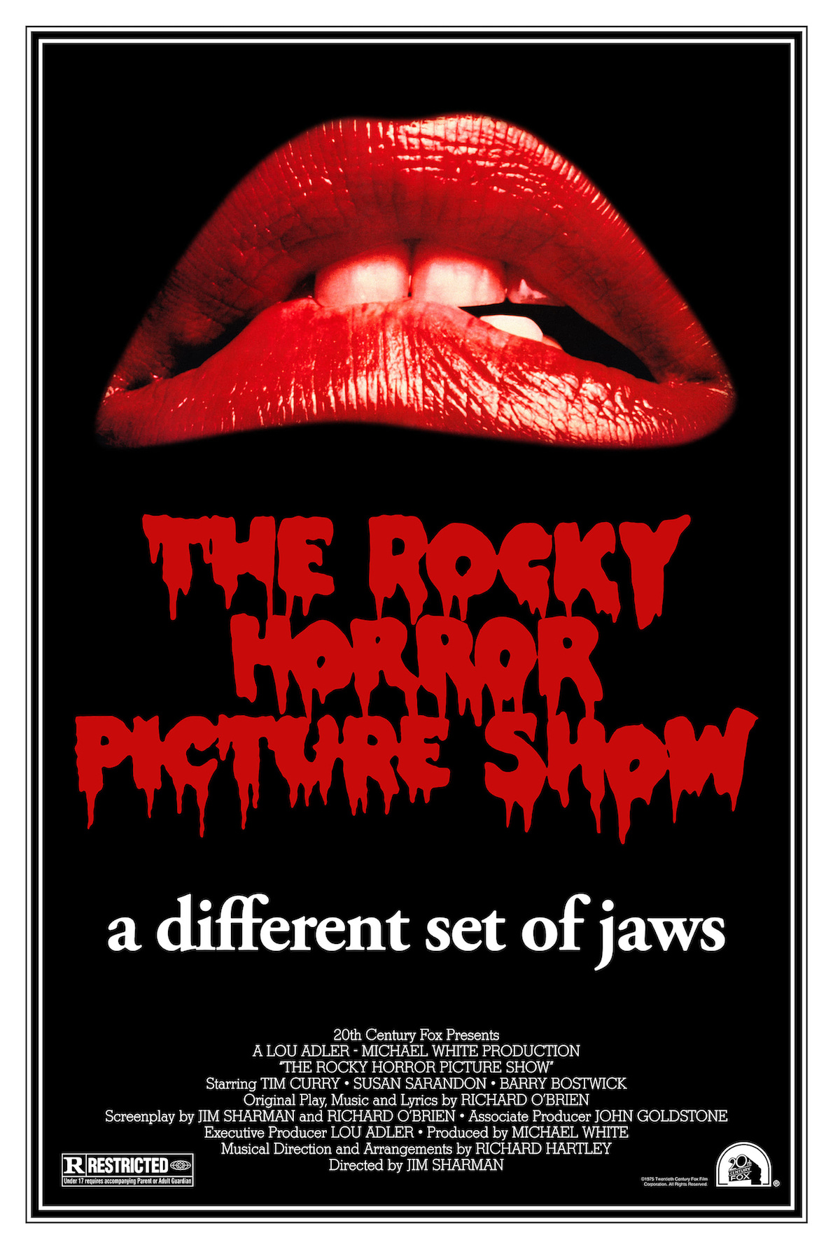 Poster - The Rocky Horror Picture Show, 1975, Originele Filmposter, Premium Print, Professioneel Fotopapier afbeelding