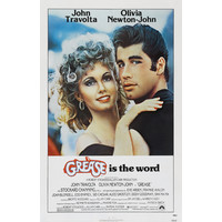 Karo-art Poster - Grease, 1978, Originele Filmposter,Premium Print, stevig verpakt in kartonnen rolkoker