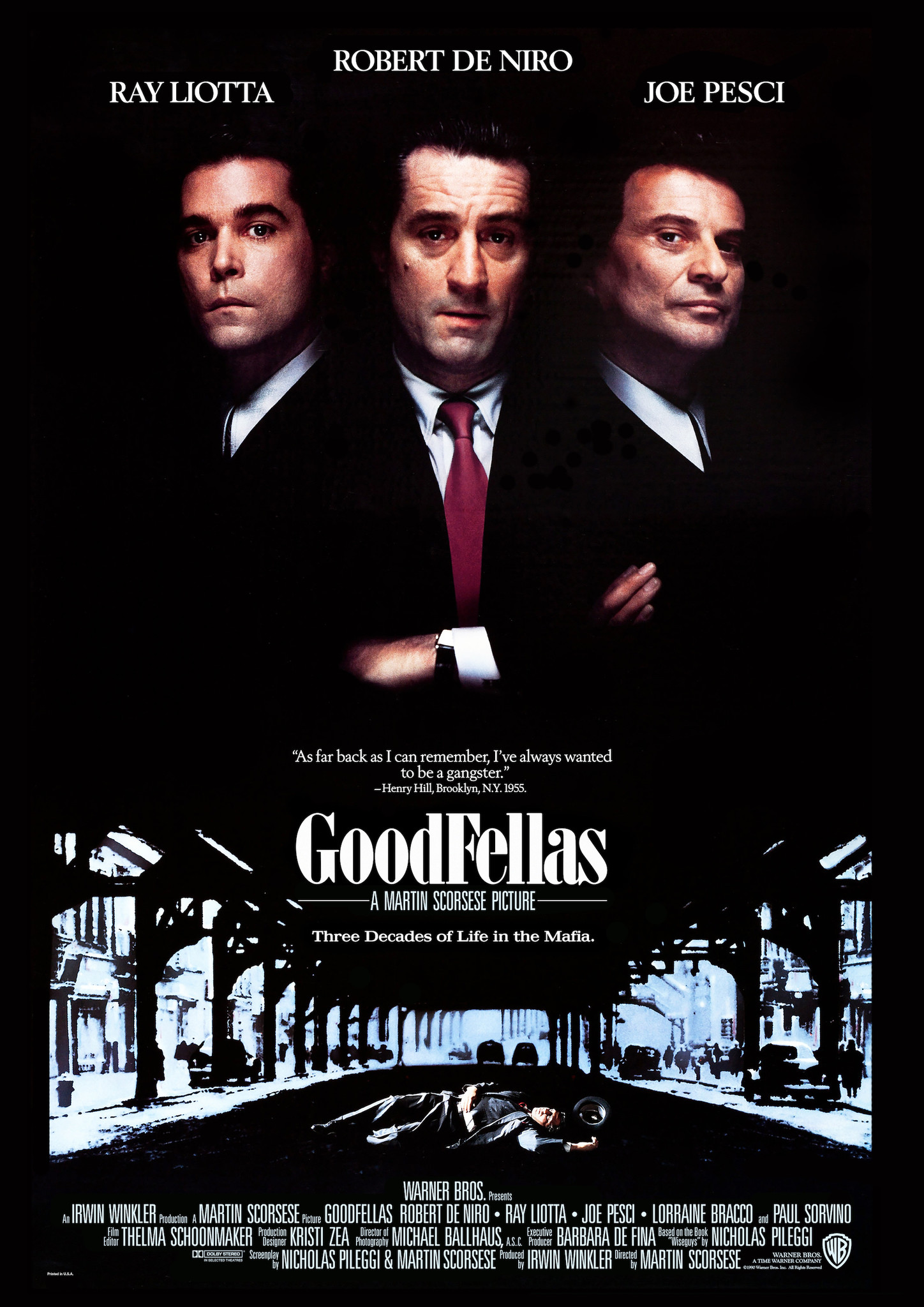 Poster - Goodfellas, Originele Filmposter, Premium Print, Professioneel Fotopapier afbeelding