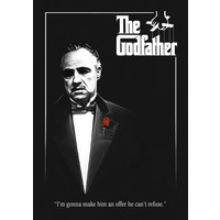 Karo-art Poster - The Godfather,  I'm gonna make him an offer..... Originele Filmposter, Premium Kwaliteit