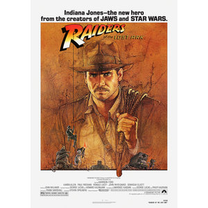 Karo-art Poster - Indiana Jones, The raiders of the Lost Ark, Filmposter, Premium Print