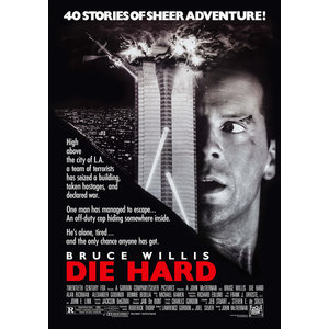 Karo-art Poster - Bruce Willis - Die Hard, Originele Filmposter, Premium Print, Professioneel Fotopapier Karo-art Poster - Bruce Willis - Die Hard, Originele Filmposter, Premium Print, Professioneel Fotopapier