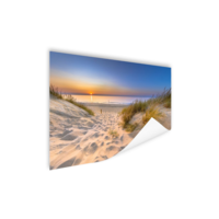 Karo-art Poster- Zomer in Zeeland, Noordzee, Premium Print