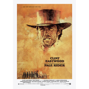Karo-art Poster- Pale Rider - Clint Eastwood, Originele Filmposter, Premium Print, Professioneel Fotopapier Karo-art Poster- Pale Rider - Clint Eastwood, Originele Filmposter, Premium Print, Professioneel Fotopapier
