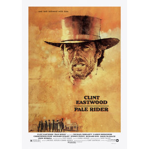 Karo-art Poster- Pale Rider met Clint Eastwood, Originele Filmposter
