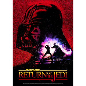 Karo-art Poster- Star Wars Return of the Jedi, Originele Filmposter, Premium Print, Professioneel Fotopapier Karo-art Poster- Star Wars Return of the Jedi, Originele Filmposter, Premium Print, Professioneel Fotopapier