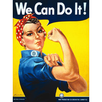 Karo-art Poster - We can do it, Rosie the Riveter, Klassieke poster