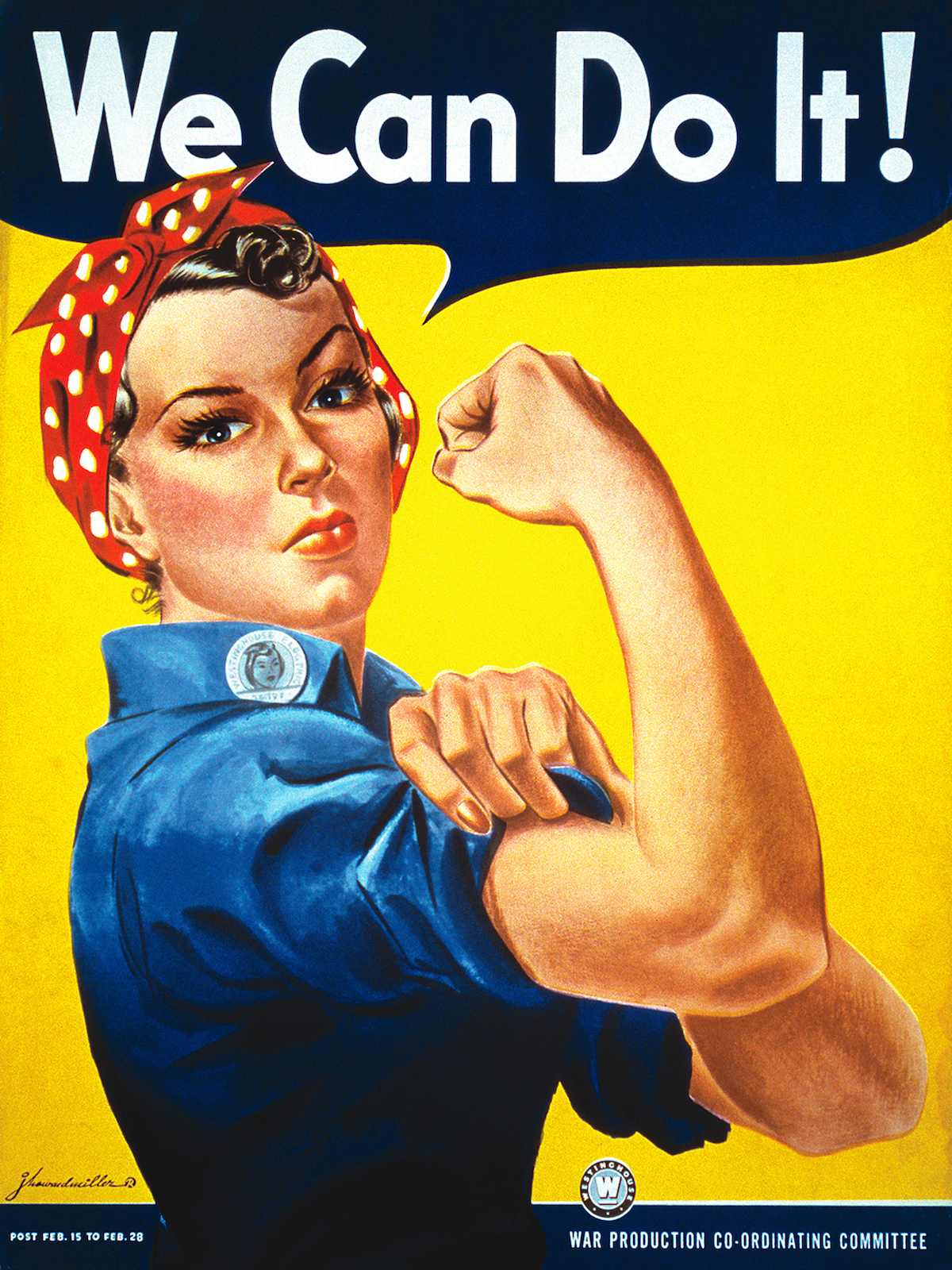 Poster - We can do it, Rosie the Riveter, Klassieke poster afbeelding