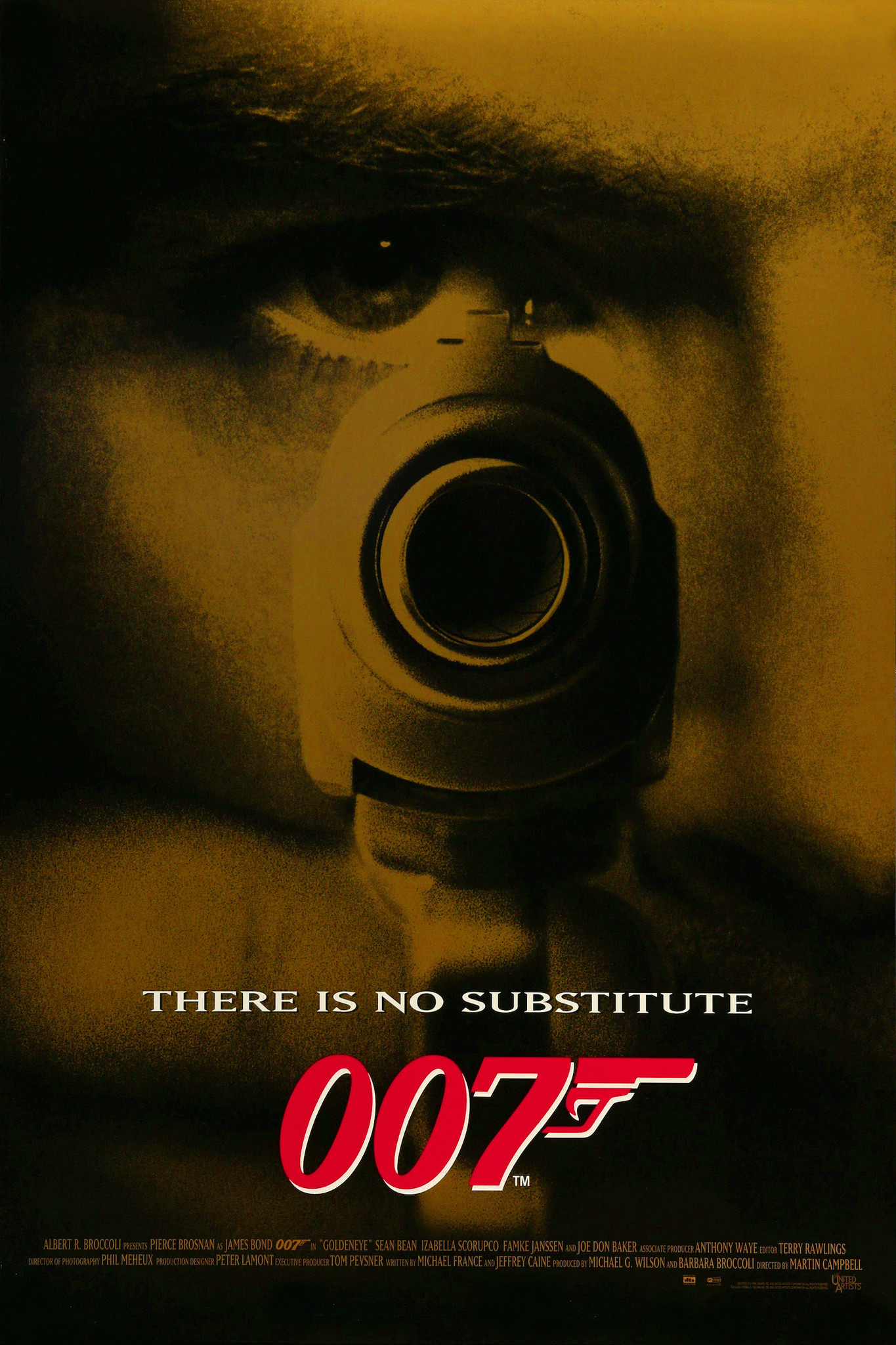 Poster - James Bond 007 - Goldeneye, Originele Filmposter, Premium Print, Professioneel Fotopapier afbeelding