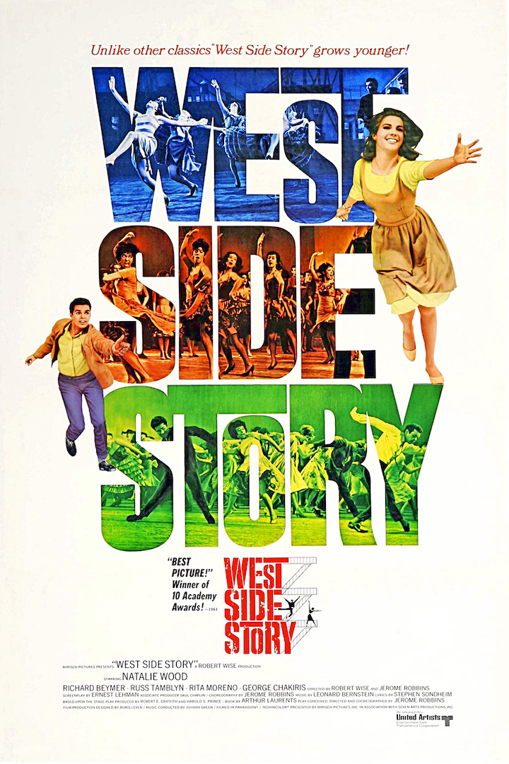 Poster - West Side Story, Originele Filmposter, Premium Print, Professioneel Fotopapier afbeelding
