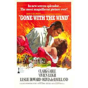 Karo-art Poster - Gone with the wind, Originele Filmposter, Premium Print, Professioneel Fotopapier Karo-art Poster - Gone with the wind, Originele Filmposter, Premium Print, Professioneel Fotopapier