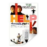 Karo-art Poster - Help! 1965 Beatles originele poster voor de Japanse première van de film