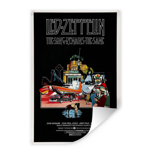 Karo-art Poster - Led Zeppelin, The Song Remains The Same, originele filmposter