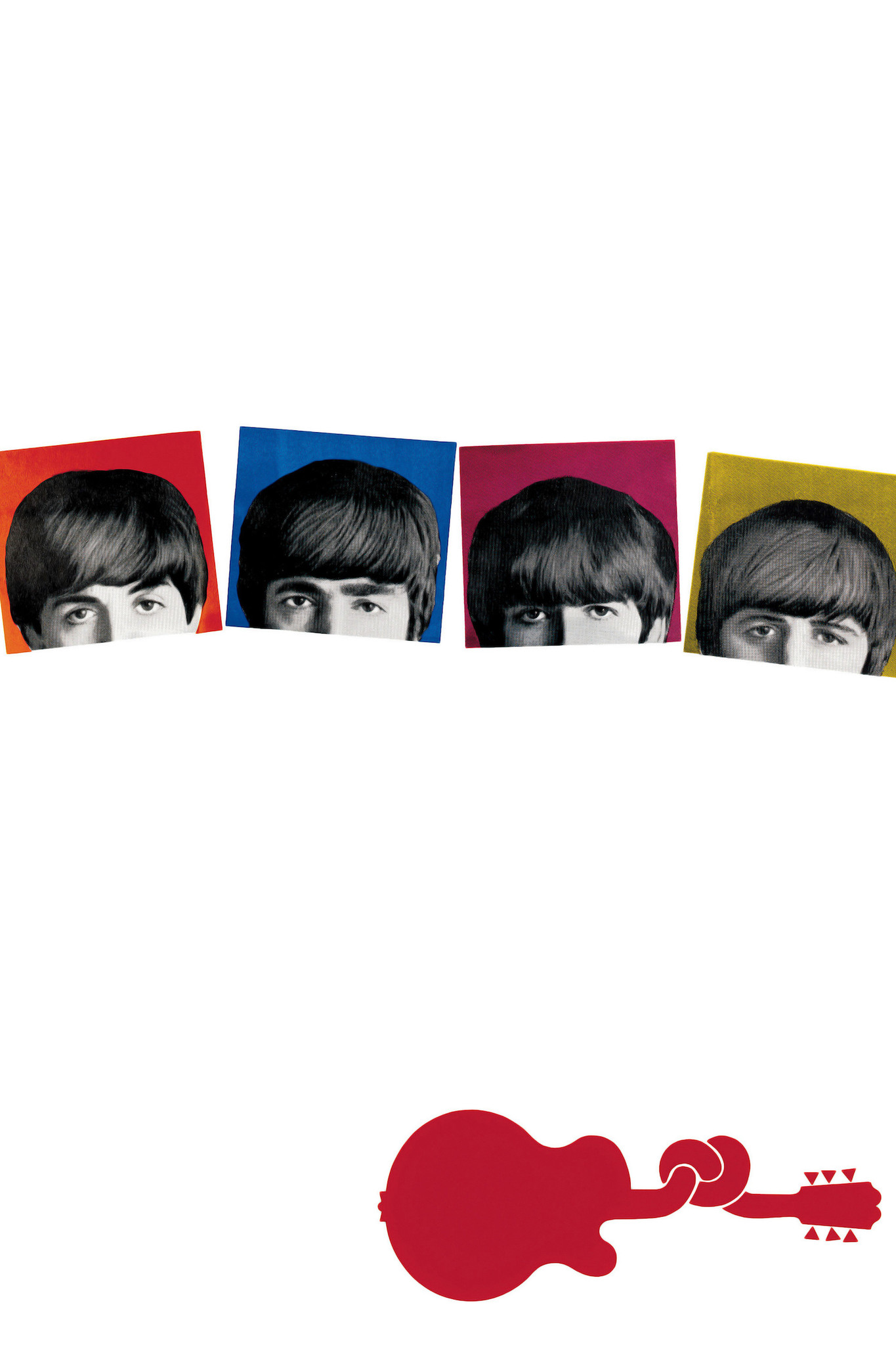 Poster - A Hard Day&apos;s Night, Beatles, originele filmposter, verpakt in kartonnen rolkoker, incl bevestigingsmateriaal
