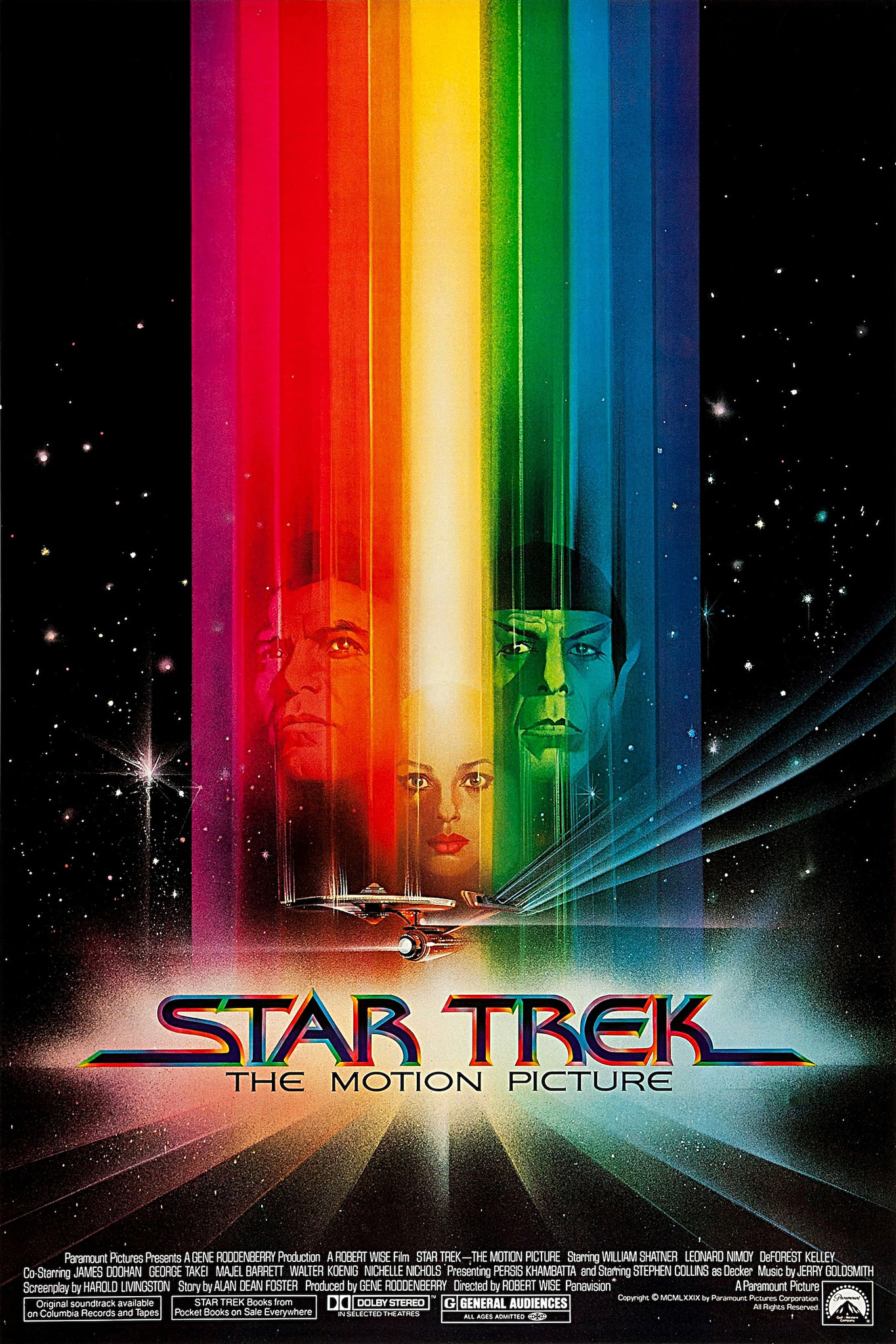 Poster - Star Trek The Originele Filmposter, 1979 sci-fi avonturen, incl bevestigingsmateriaal