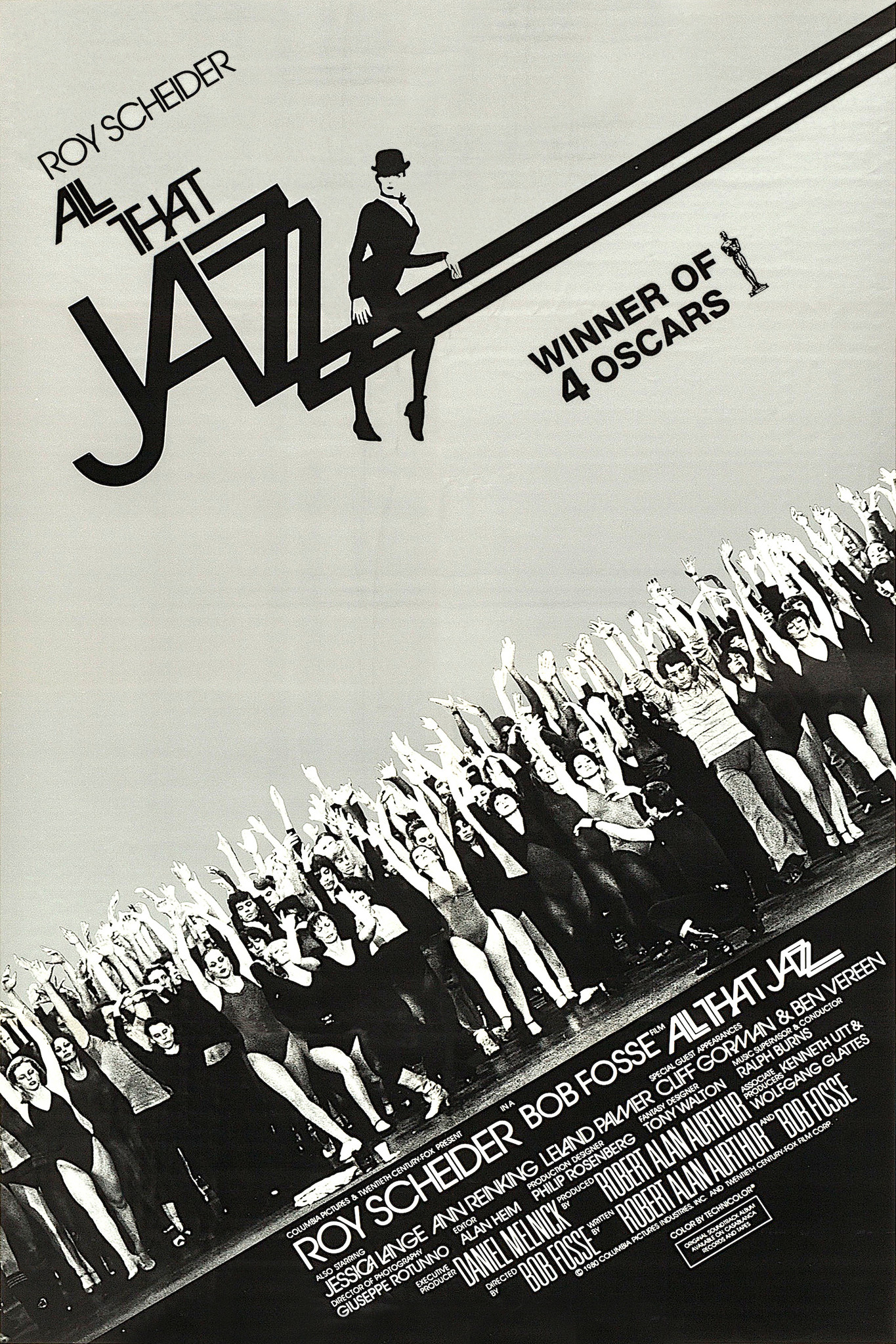 Poster Roy Scheider in All that Jazz, Originele Filmposter geleverd i Karoart VOF