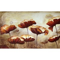 Afbeelding op acrylglas - Klaprozen veld, print op acrylglas , 90x60cm Afbeelding op acrylglas - Klaprozen veld, print op acrylglas , 90x60cm