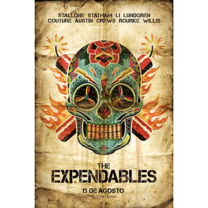 Karo-art Poster - The Expendables, Originele Filmposter, verpakt in kartonnen rolkoker, Premium Print