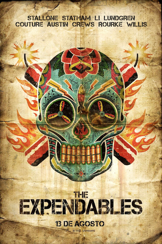 Poster - The Expendables, Originele Filmposter, verpakt in kartonnen rolkoker, Premium Print