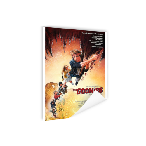 Karo-art Poster - The Goonies, Premium Print, verpakt in stevige kartonnen rolkoker, Originele Filmposter