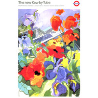 Karo-art Poster - The New Kew, 1987 originele poster ter promotie van londense metro, Premium Print