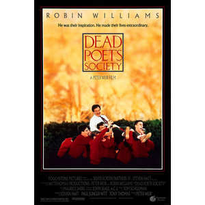 Karo-art Poster - Robin Williams in Dead Poets Society, Originele Filmposter, Stevig verpakt in kartonnen rolkoker