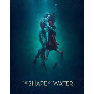 Karo-art Poster - The Shape of Water, Oscar winnaar filmposter, Guillermo Del Toro film, Originele Filmposter