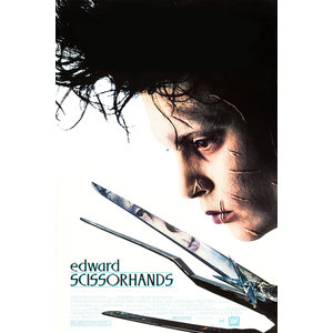 Karo-art Poster - Edward Scissorhands, 1990, Originele Filmposter, Premium Print, Professioneel Fotopapier Karo-art Poster - Edward Scissorhands, 1990, Originele Filmposter, Premium Print, Professioneel Fotopapier