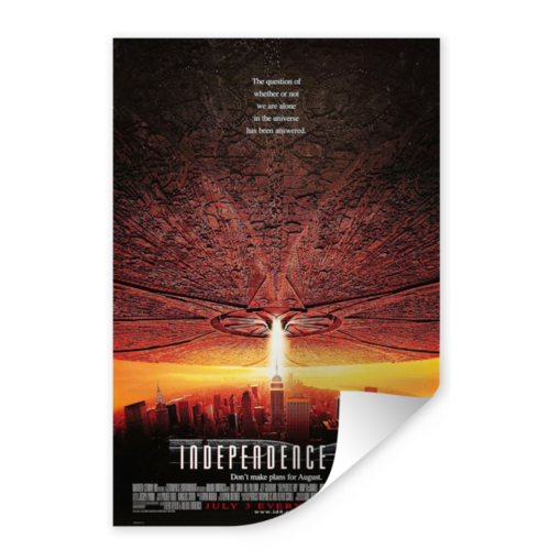 Karo-art Poster - Independence Day,  1996 science fiction actiefilm, Originele Filmposter, Premium Print