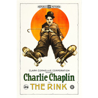 Karo-art Poster -Charlie Chaplin in The Rink uit 1916, Originele Filmposter, premium Print