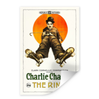 Poster -Charlie Chaplin in The Rink uit 1916, Originele Filmposter, premium Print Karo-art Poster -Charlie Chaplin in The Rink uit 1916, Originele Filmposter, premium Print