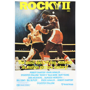 Karo-art Poster -Rocky II, Originele Filmposter, Premium print, stevig verpakt in kartonnen koker