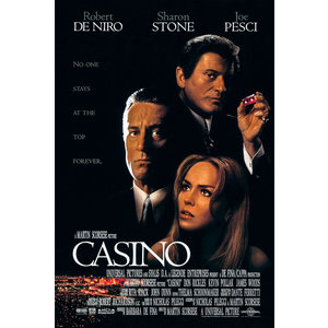 Karo-art Poster -Casino, 1995, Originele Filmposter, Premium print, Verpakt in stevige kartonnen koker