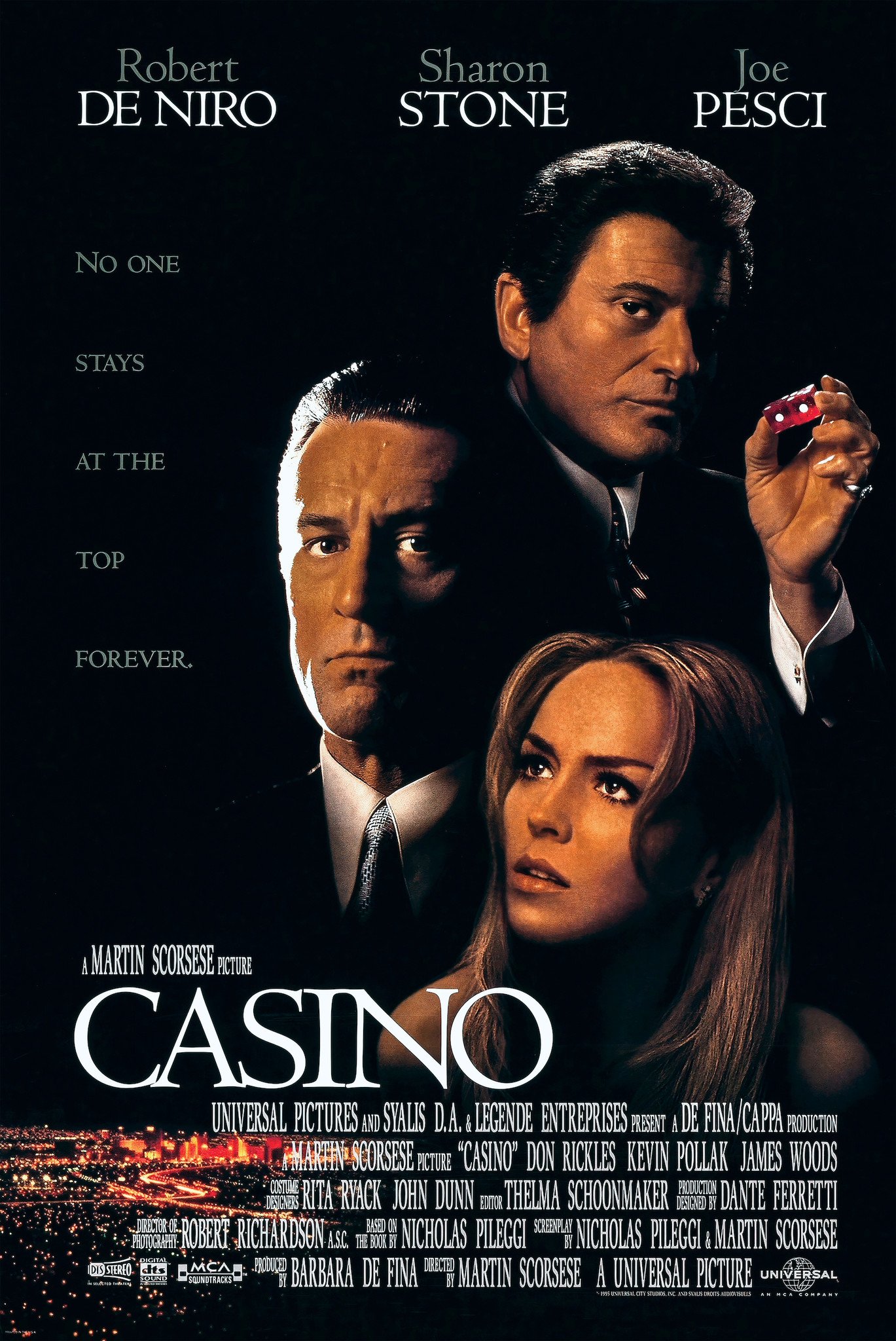 Poster -Casino, 1995, Originele Filmposter, Premium print, Verpakt in stevige kartonnen koker