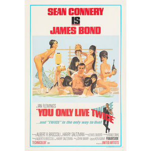 Karo-art Poster -James Bond in You only live twice, Originele Filmposter, Premium Print, verpakt in stevige kartonnen koker