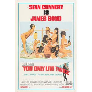 Karo-art Poster -James Bond - You only live twice, Originele Filmposter, Premium Print, Professioneel Fotopapier Karo-art Poster -James Bond - You only live twice, Originele Filmposter, Premium Print, Professioneel Fotopapier