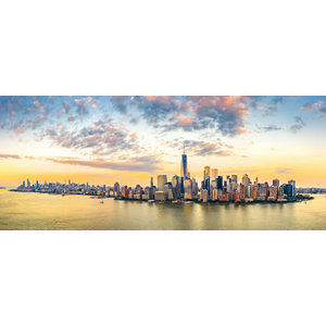 Karo-art Schilderij - New York panorama , 2 maten , Multikleur , Premium print