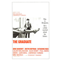 Karo-art Poster- The Graduate, 1967 Amerikaanse romantische komedie-drama film, originele Filmposter, stevig verpakt in kartonnen koker