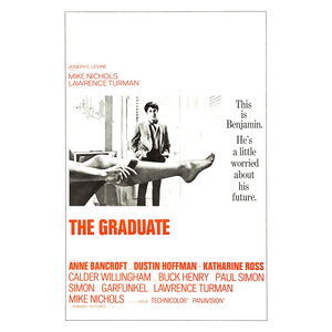 Karo-art Poster- The Graduate 1967, Originele Filmposter, Premium Print, Professioneel Fotopapier