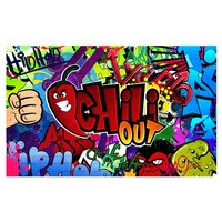 Fotobehang - Chili out - Graffiti , 200x140cm Fotobehang - Chili out - Graffiti , 200x140cm