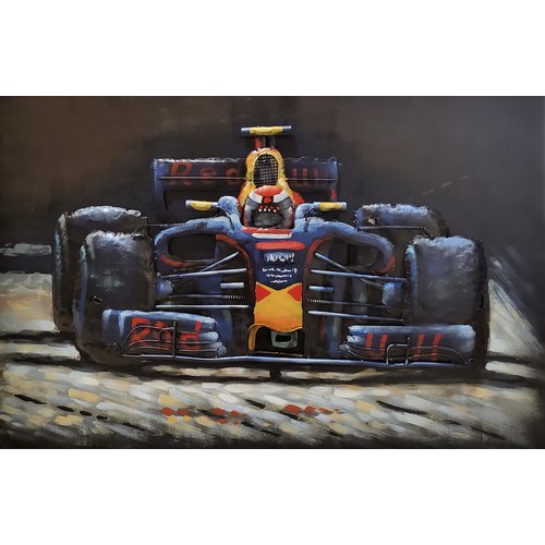 Schilderij - Metaalschilderij - Red Bull Racing, Formule 1, F1