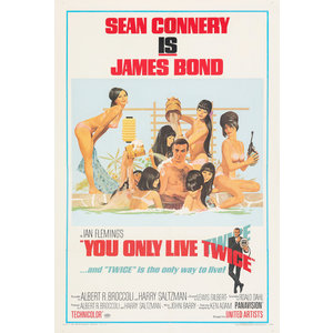Karo-art Poster -James Bond - You only live twice, Originele Filmposter, Premium Print, Professioneel Fotopapier Karo-art Poster -James Bond - You only live twice, Originele Filmposter, Premium Print, Professioneel Fotopapier