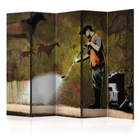 Vouwscherm / Kamerscherm - Banksy - Cave Painting II Vouwscherm / Kamerscherm - Banksy - Cave Painting II