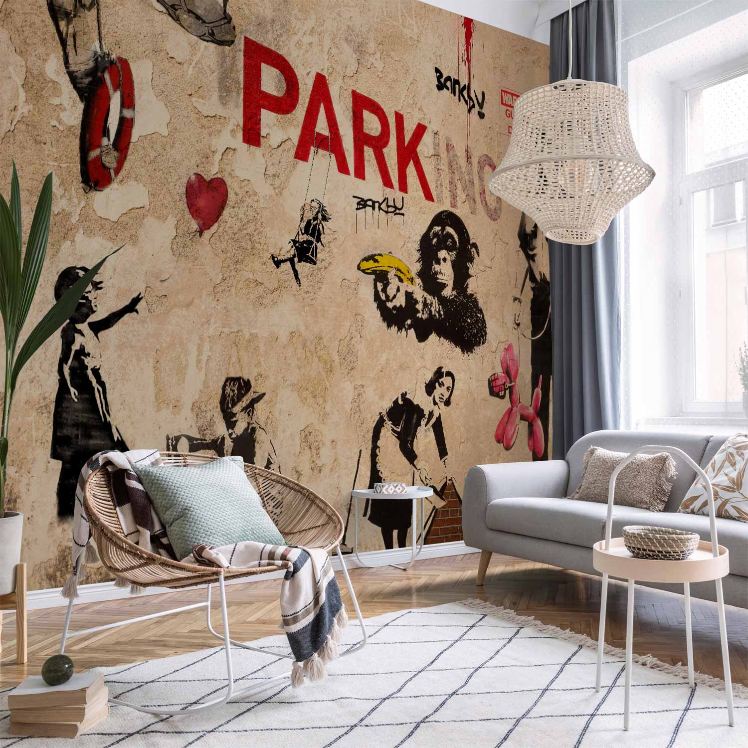 Fotobehang - [Banksy] Range of Variety afbeelding