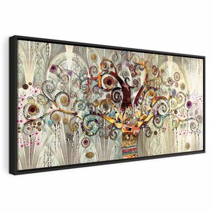 Schilderij - Tree of Life (1 Part) Narrow