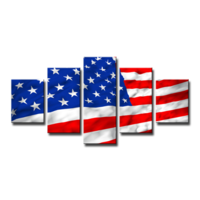 Schilderij - Amerikaanse vlag 100x50cm Schilderij - Amerikaanse vlag 100x50cm