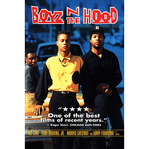 Karo-art Poster - Boyz in the Hood,1991, Originele Filmposter, Premium Print, Professioneel Fotopapier