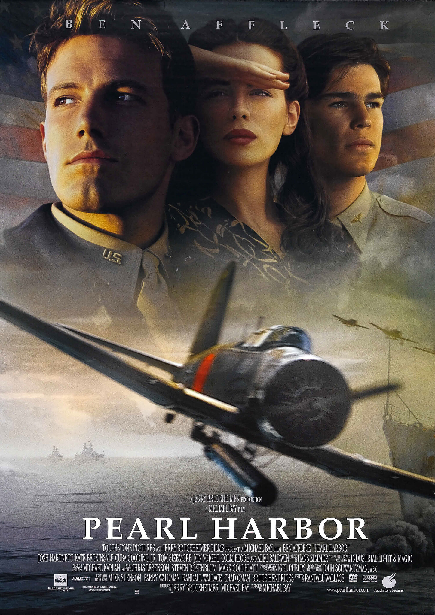 Poster - Pearl Harbor, 2001, Originele Filmposter, Premium Print, Professioneel Fotopapier afbeelding