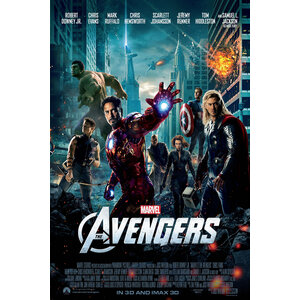 Karo-art Poster - The Avengers, 2012, Originele Filmposter, Premium Print, Professioneel Fotopapier Karo-art Poster - The Avengers, 2012, Originele Filmposter, Premium Print, Professioneel Fotopapier